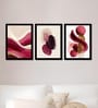 Modern Geometric & Botanical Wall Art Framed Set of 3