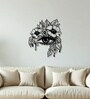 Minimalist Beautiful Blooming Eye Metal Wall Art Decor