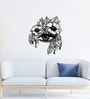 Minimalist Beautiful Blooming Eye Metal Wall Art Decor