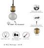 Minimalist Brass Metal Hanging Light