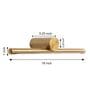 Minimalist Brushed Brass LED Picture Light