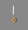 Minimalist Gold Slim-Line LED Wall Sconce