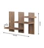 Minimalist Shaped Artistic Wooden Wall Shelves Set of Three