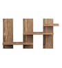 Minimalist Shaped Artistic Wooden Wall Shelves Set of Three