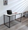 Jackie Writing Table in Glossy White Finish