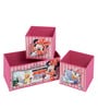 Minnie Mouse Fabric Kids Storage Box in Multi Colour