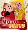 Motu Patlu Themed Double Bedsheet with 2 Pillow Cover in Red & Yellow Colour
