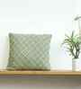 Mint 100% Cotton Shannon 16X16 Inches Knitted Cushion Cover