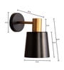 Mint Black Wall Light