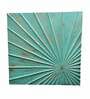 Mint Blue Geometrical Pattern Wooden Wall Art