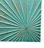 Mint Blue Geometrical Pattern Wooden Wall Art