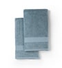 Mint Breeze 100% Organic Cotton Solid 550 GSM Hand Towels (2 Pc)
