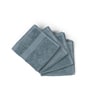 Mint Breeze 100% Organic Cotton Solid 550 GSM Face Towels Pack of 4