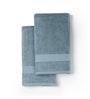 Mint Breeze 100% Organic Cotton Solid 550 GSM Hand Towels Pack of 2