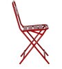 Joyce Metal Folding Chair in Red Colour