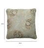 Green Textured Cotton 16 X 16 Inches Cushion Covers (Set Of 2)