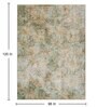 Mint Floral Polyester 8' X 10' Machine Made Carpet