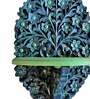 Mint Green & Blue Vintage Looks Handmade Carving Pooja Shelf