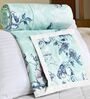 Mint Green Cotton Floral 120 Gsm Single Dohar