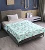 Mint Green Cotton Floral 120 Gsm Single Dohar