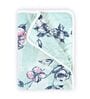 Mint Green Cotton Floral 120 Gsm Single Kids Dohar