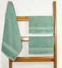 Mint Green Cotton Solid  500 GSM Bath & Hand Towels Pack of 3 (1Bath 2 Hand)