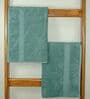 Mint Green Cotton Solid  500 GSM Bath Towels Pack of 2