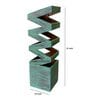 Mintblue Handmade Wooden Tabe Lamp With Geometrical Ladder Fengshu Design
