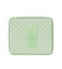 Mint Green Polka Dots Travel Organizer Pouch