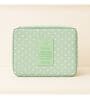 Mint Green Polka Dots Travel Organizer Pouch