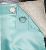 Mint Green Polyester Solid 5ft Blackout Eyelet Window Curtain