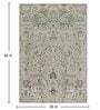 Mint Traditional Polyester 3' X 5' Machine Made Carpet