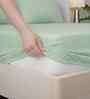 Minted Meadows Solid 300 TC Pure Cotton King Fitted Bedsheet with 2 Pillow Covers