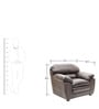 Mirage 1 Seater Sofa in Brown colour