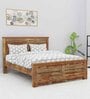 Mirage King Size Bed in Brown Color