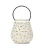 Mirage White   Ceramic  Candle Holder