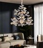 Miraggio Modern LED Chandelier Light | Elegant Designer Ceiling Fixture for Living Room, Dining Area & Bedroom | Energy-Efficient Ambient Lighting