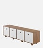 Mirai TV Console for TVs up to 65" in Exotic Teak Finish