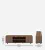 Mirai TV Console for TVs up to 65" in Exotic Teak Finish