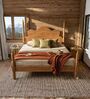 Miramar Acacia Wood Queen Sized Bed in Natural Finish