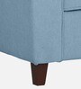 Miranda Fabric 1 Seater Sofa In Ice Blue Color