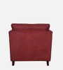 Miranda Fabric 1 Seater Sofa In Wine Red Colour