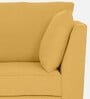 Miranda Chenille Fabric 1 Seater Sofa In Camel Yellow Colour