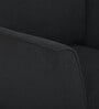Miranda Chenille Fabric 1 Seater Sofa In Charcoal Grey Colour
