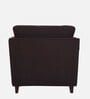 Miranda Chenille Fabric 1 Seater Sofa In Chestnut Brown Colour