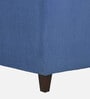 Miranda Chenille Fabric 1 Seater Sofa In Denim Blue Colour