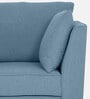 Miranda Chenille Fabric 1 Seater Sofa In Ice Blue Colour