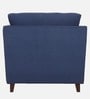 Miranda Chenille Fabric 1 Seater Sofa In Navy Blue Colour