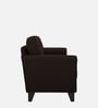 Aldrin Fabric 1 Seater Sofa In Mahogany Colour