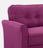 Aldrin Fabric 1 Seater Sofa In Mulberry Colour